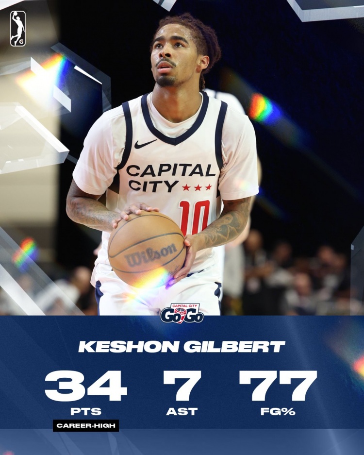 开云体育全站app下载优惠-美记：老鹰与后卫凯申·吉尔伯特签下一份双向合同